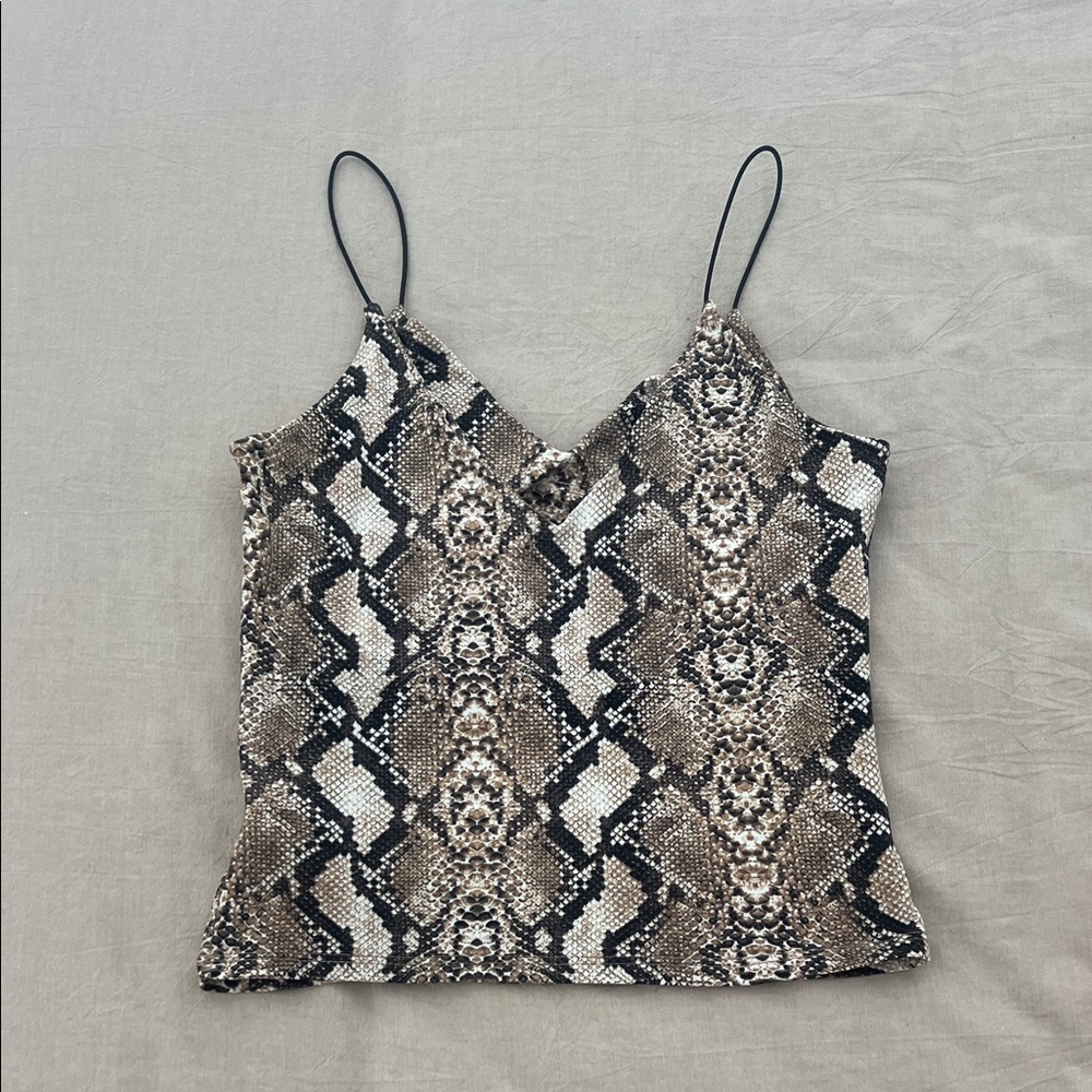 Snake Print Top - Picture 2 of 3